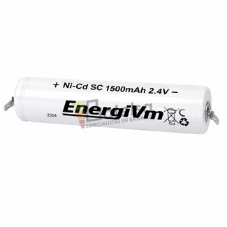 Bater�a Energivm 2,4 Voltios 1.500 mAh | Luminarias de emergencias